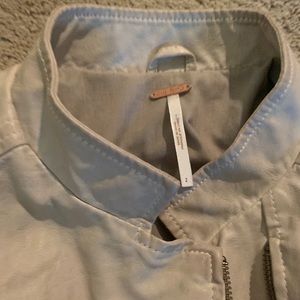 Free people leather jacket